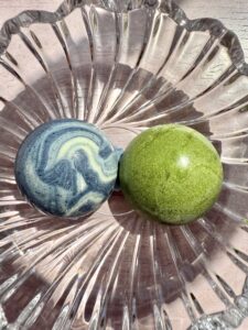 マーブルケーキ（バタフライピー＆抹茶）